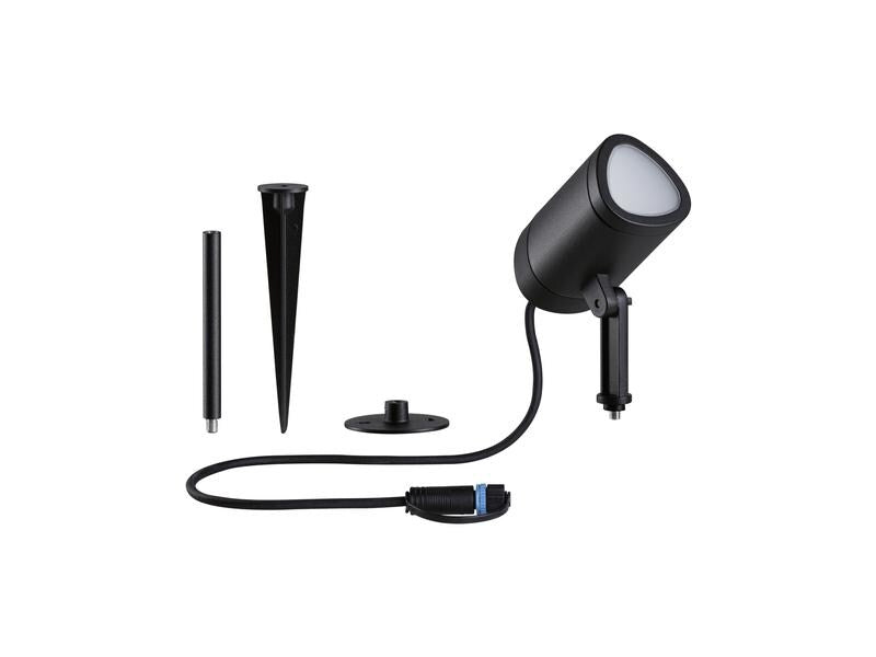Paulmann Outdoor Gartenspot Plug &amp; Shine Shira, RGBW, 6.5W, Anthrazit