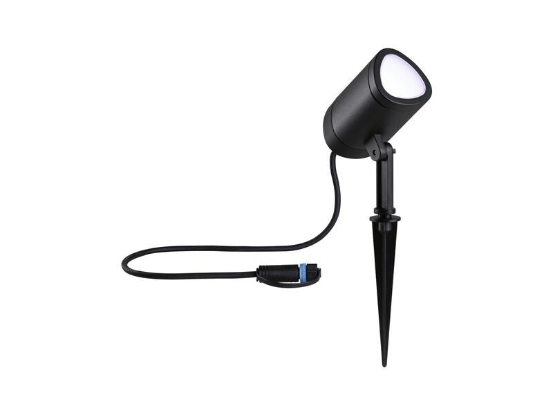 Paulmann Outdoor Gartenspot Plug &amp; Shine Shira, RGBW, 6.5W, Anthrazit