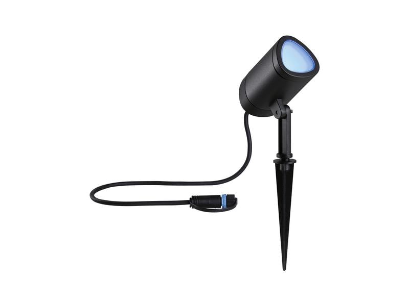 Paulmann Outdoor Gartenspot Plug &amp; Shine Shira, RGBW, 6.5W, Anthrazit