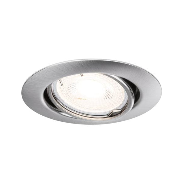 Paulmann Einbauspot LED Base Basisset, GU10, 10 x 10W, Eisen