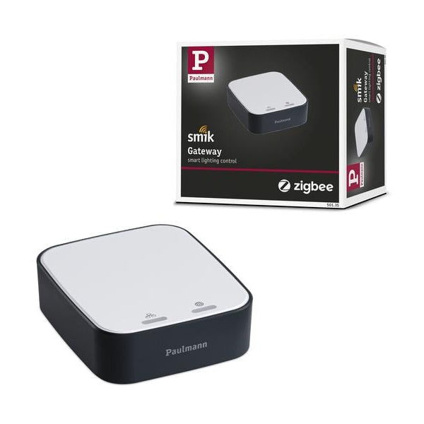 Paulmann Smart Home Gateway Smik, Zigbee, Weiss/Anthrazit