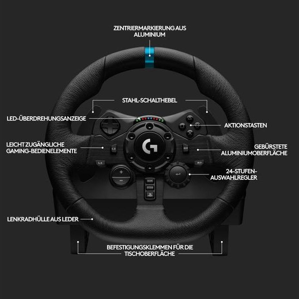 Logitech Lenkrad G923 TRUEFORCE für PS5 / PS4 / PC