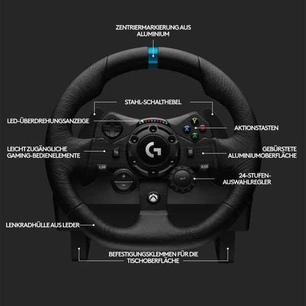 Logitech Lenkrad G923 TRUEFORCE für Xbox One / Series X / PC