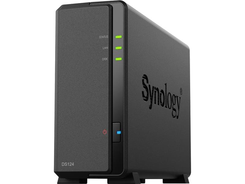 Synology NAS DiskStation DS124 1-bay WD Red Plus 4 TB