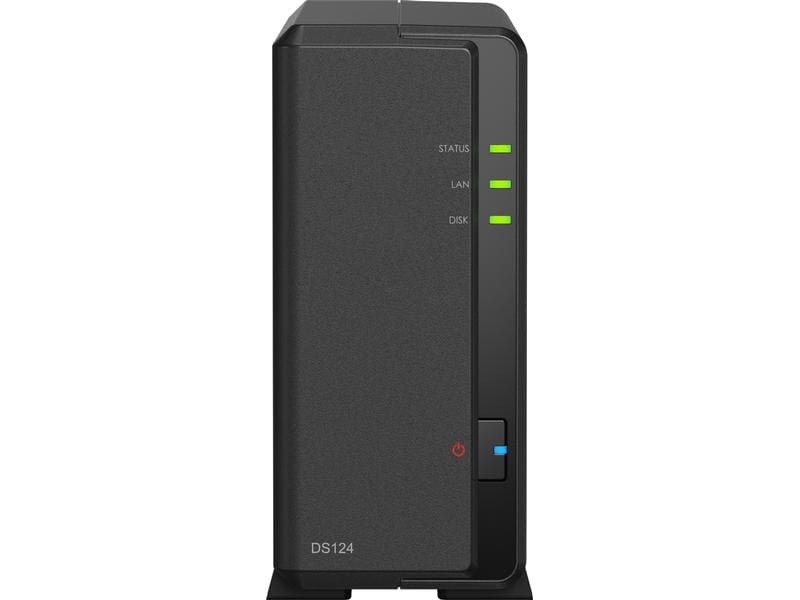 Synology NAS DiskStation DS124 1-bay Synology Plus HDD 12 TB