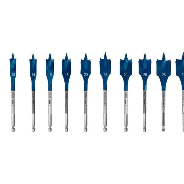 Bosch Professional Flachfräsbohrer-Set Expert Self Cut Speed, 13-teilig
