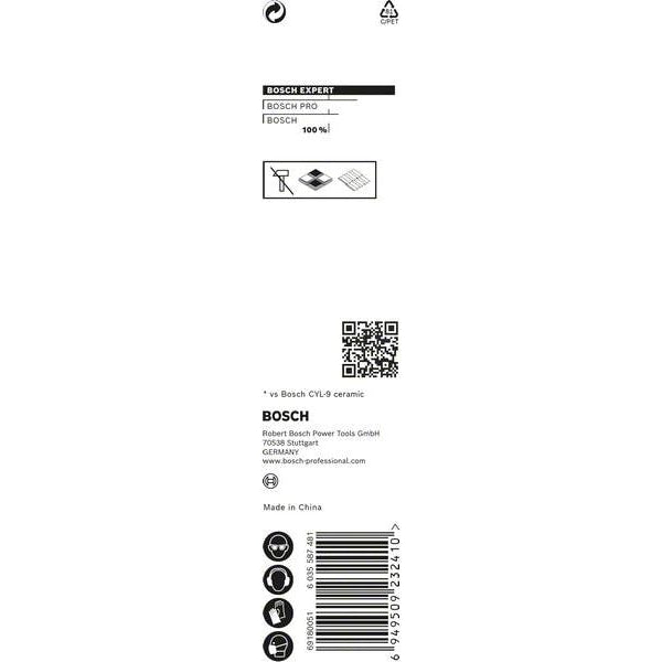 Bosch Professional Bohrer Expert HEX-9 HardCeramic, 5 x 90 mm