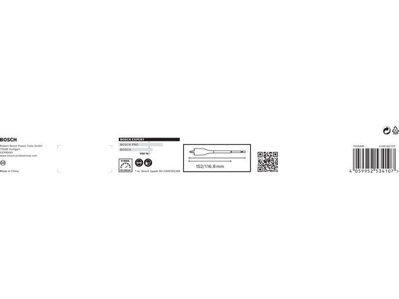 Bosch Professional Flachfräsbohrer-Set Expert Self Cut Speed, 13-teilig