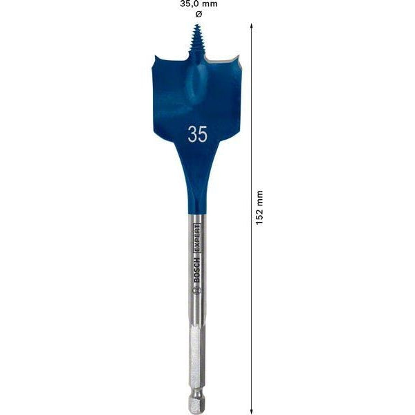 Bosch Professional Flachfräsbohrer EXPERT Self Cut Speed, 35 x 152 mm