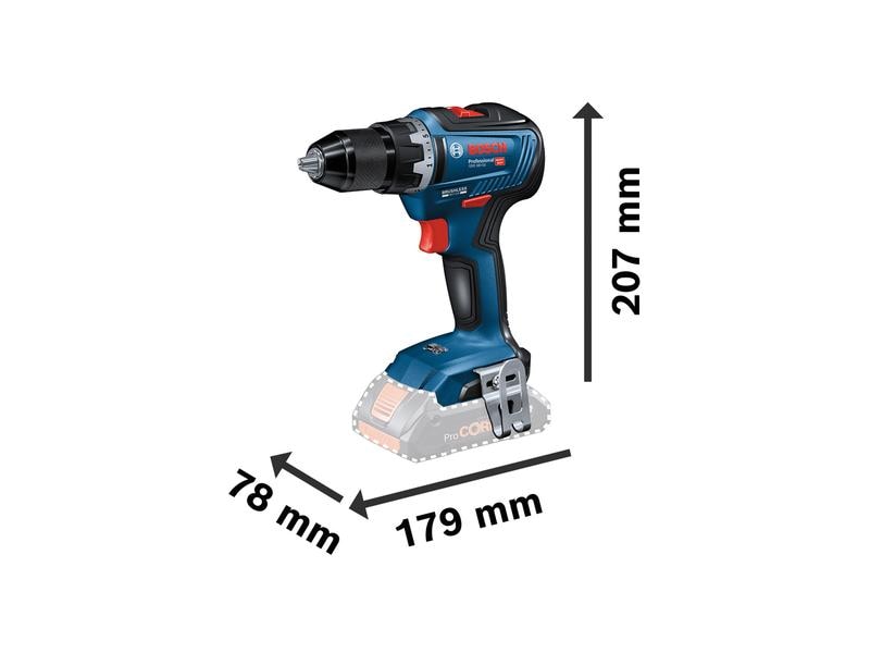 Bosch Professional Akku-Drehschlagschrauber GDX 18 V-200 + GSR 18 V-55