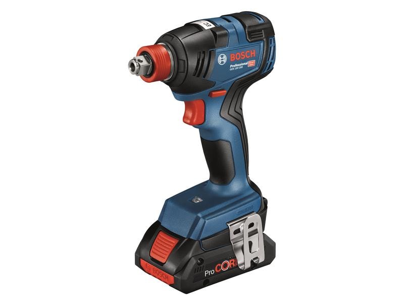 Bosch Professional Akku-Schlagbohrschrauber Set 18 V-GSB+GDX+GWS+2 x 5A