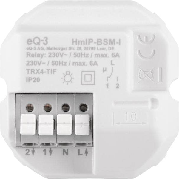 Homematic IP Smart Home Schaltmodul für Markenschalter – international