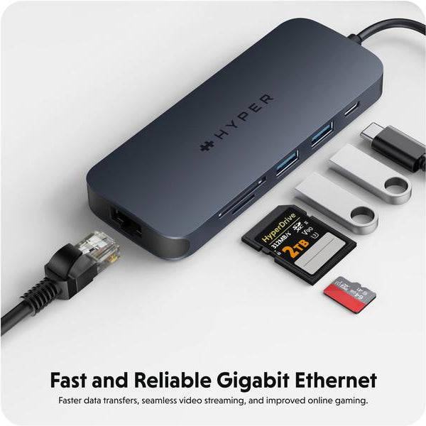 HYPER Dockingstation HyperDrive EcoSmart 8-in-1