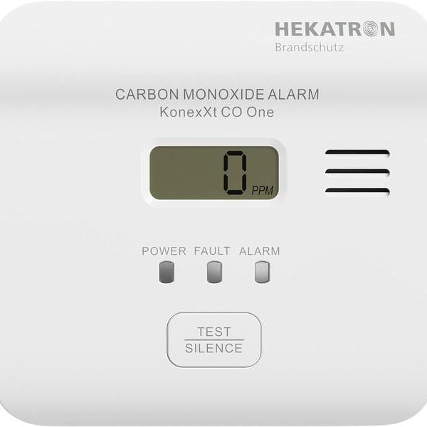Hekatron CO-Warnmelder KONEXXT CO One 85dB, IP42, elektrochemisch