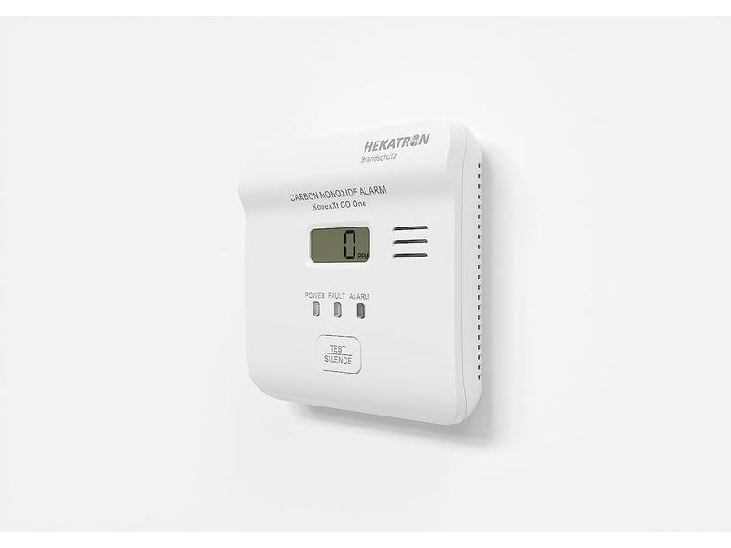 Hekatron CO-Warnmelder KONEXXT CO One 85dB, IP42, elektrochemisch