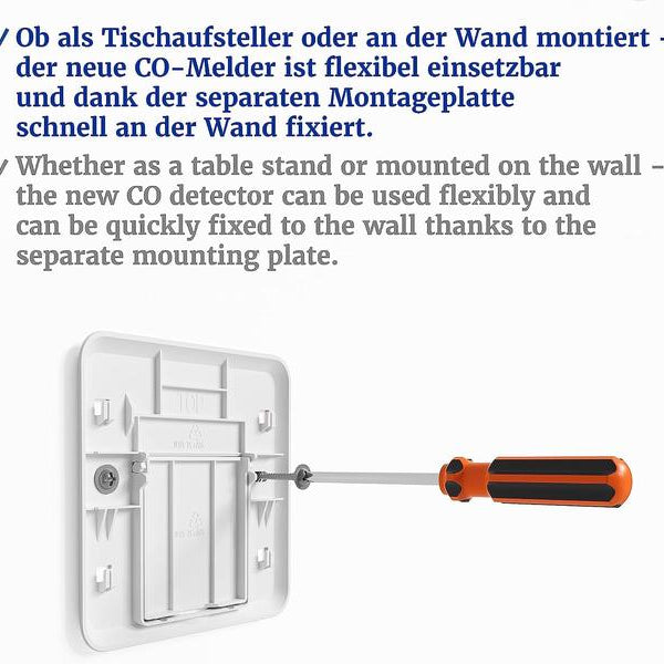 Hekatron CO-Warnmelder KONEXXT CO One 85dB, IP42, elektrochemisch