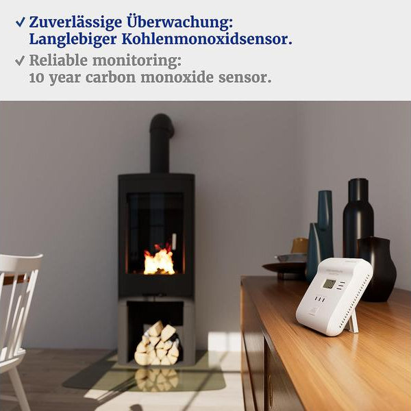 Hekatron CO-Warnmelder KONEXXT CO One 85dB, IP42, elektrochemisch