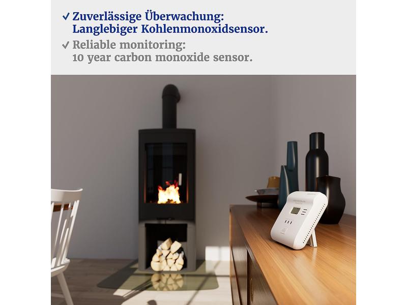 Hekatron CO-Warnmelder KONEXXT CO One 85dB, IP42, elektrochemisch