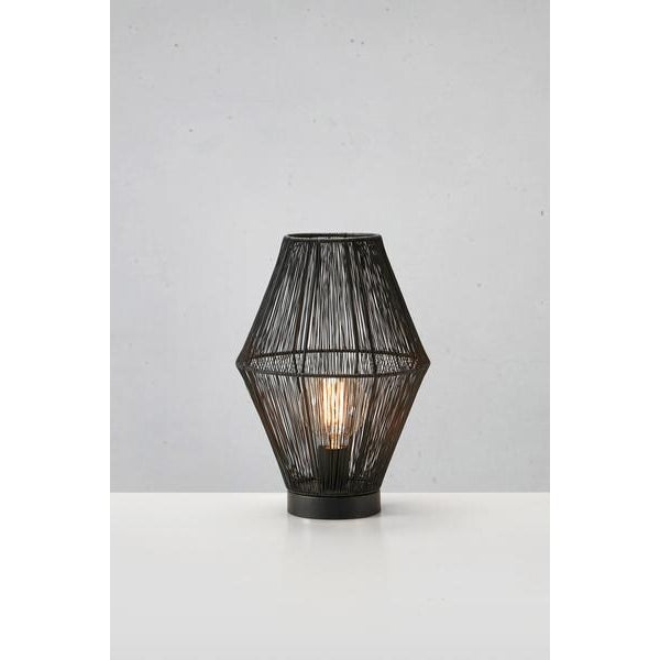 Markslöjd Tischleuchte Casa 1L, E27, Schwarz