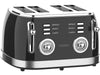 FURBER Toaster Brando Schwarz glanz