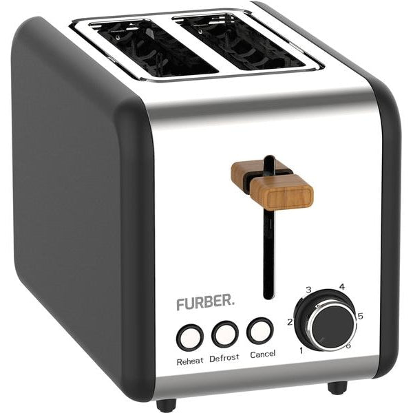 FURBER Toaster Chaplin Schwarz matt