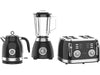 FURBER Wasserkocher, Standmixer und Toaster Set Brando Schwarz