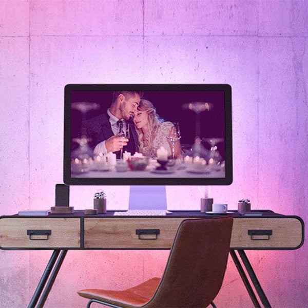 FTM LED-Lichtleiste RGB, 3 W, Bluetooth, USB-C