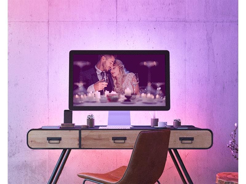 FTM LED-Lichtleiste RGB, 3 W, Bluetooth, USB-C