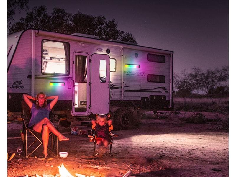 FTM LED-Lichtleiste RGB, 3 W, Bluetooth, USB-C