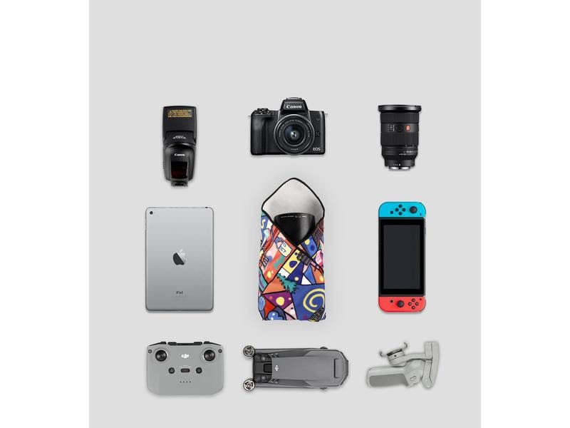 PGYTECH Schutztuch Geek Weiss-Schwarz