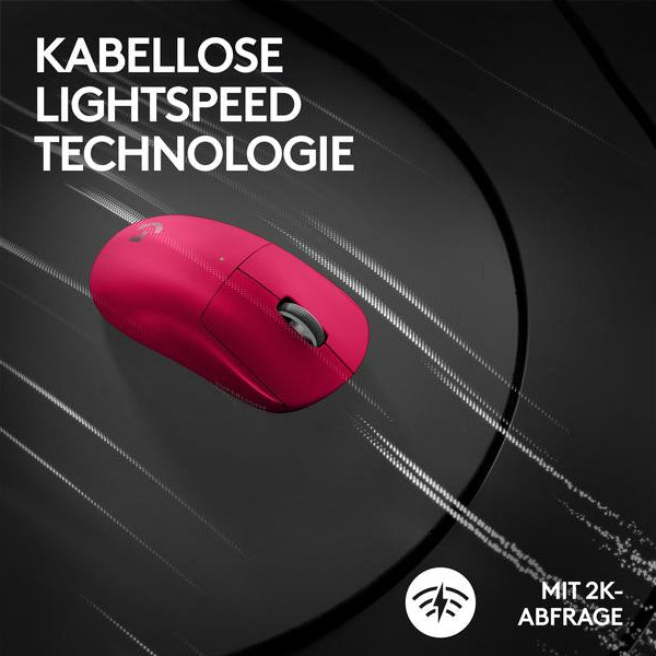 Logitech Gaming-Maus Pro X Superlight 2 Lightspeed Magenta