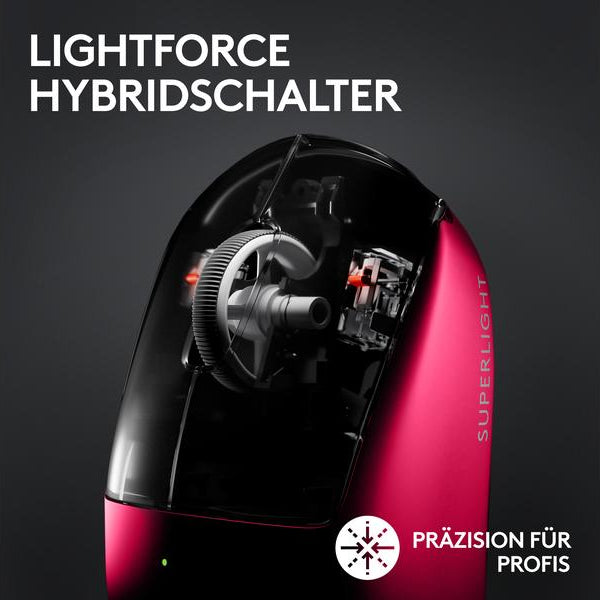 Logitech Gaming-Maus Pro X Superlight 2 Lightspeed Magenta