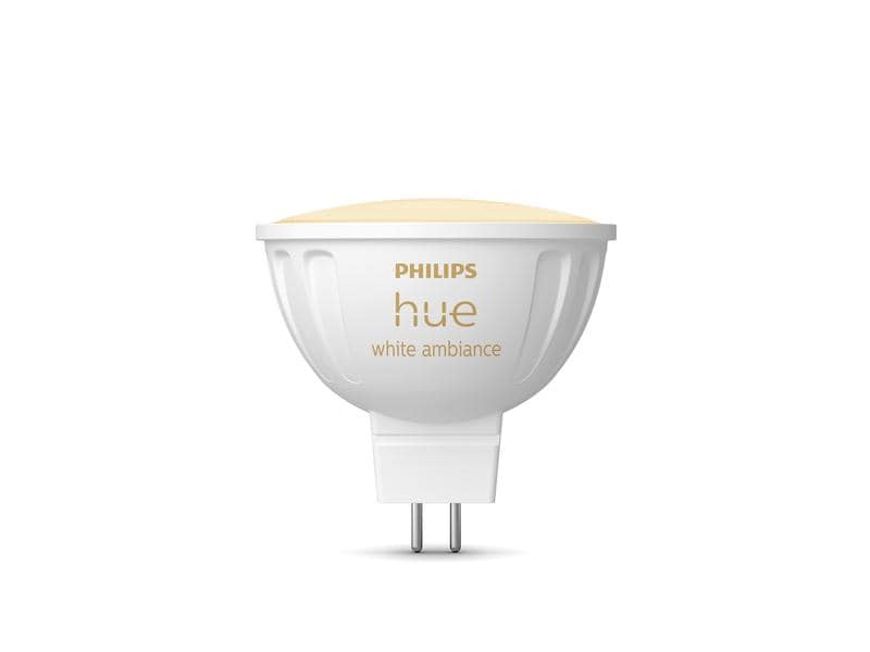 Philips Hue Leuchtmittel White Ambiance MR16 Einzelpack 400 lm