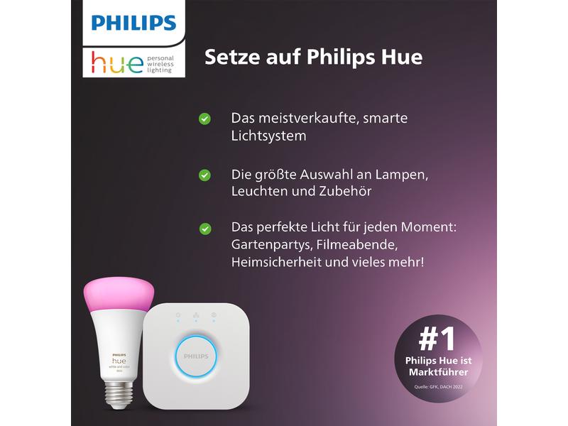 Philips Hue White &amp; Color Ambiance Sana Wandleuchte Schwarz
