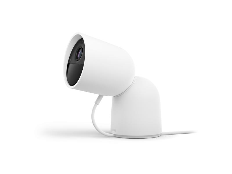 Philips Hue Secure kabelgebundene Kamera mit Standfuss Weiss