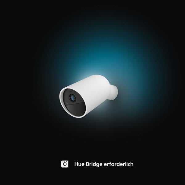 Philips Hue Secure batteriebetriebene Kamera Weiss