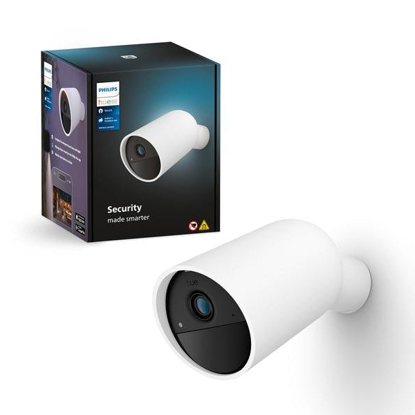 Philips Hue Secure batteriebetriebene Kamera Weiss