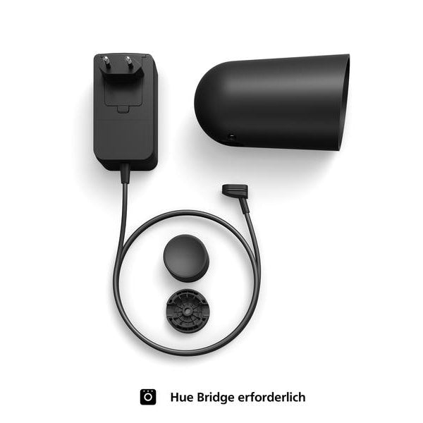 Philips Hue Secure batteriebetriebene Kamera Schwarz