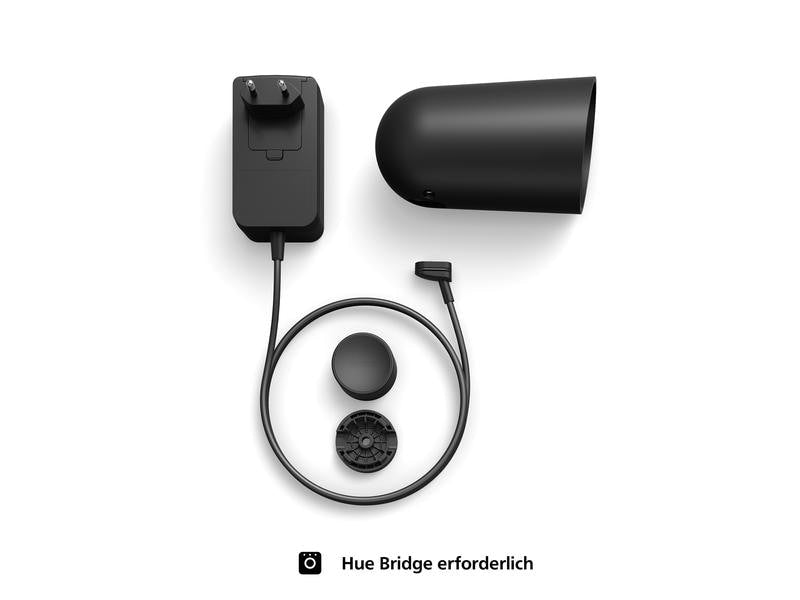 Philips Hue Secure batteriebetriebene Kamera Schwarz