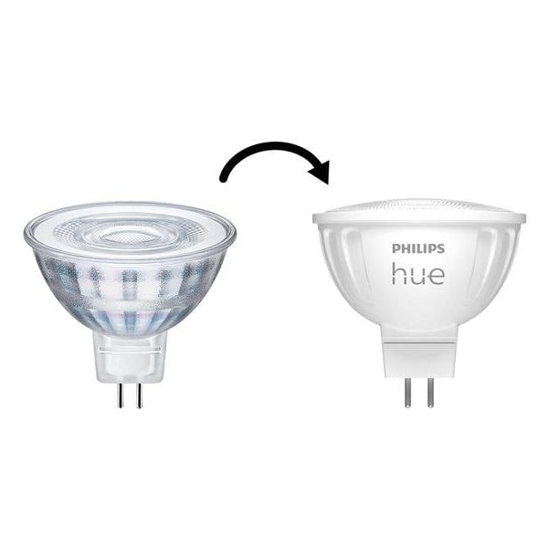 Philips Hue Leuchtmittel White Ambiance MR16 Einzelpack 400 lm