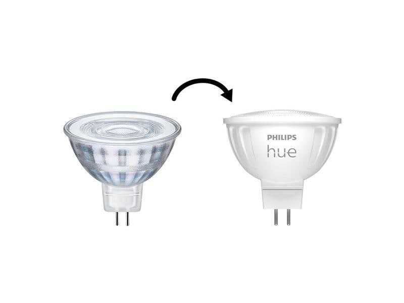 Philips Hue Leuchtmittel White &amp; Color Amb. MR16 Doppelpack 400 lm