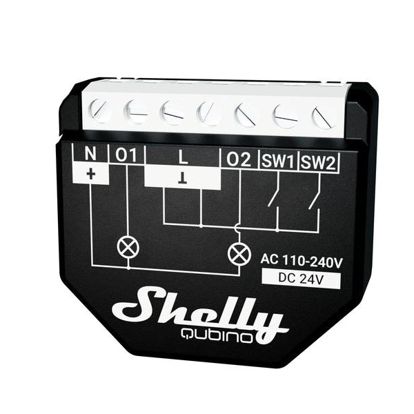 Shelly Funk-Schaltaktor mit Leistungsmessung Qubino WAVE 2PM