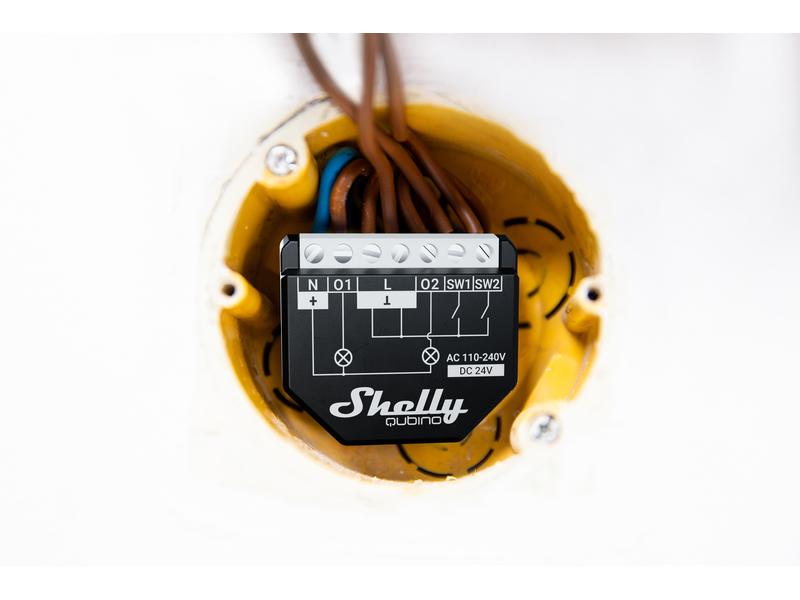 Shelly Funk-Schaltaktor mit Leistungsmessung Qubino WAVE 2PM