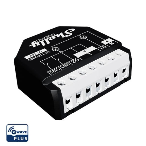 Shelly Funk-Schaltaktor mit Leistungsmessung Qubino WAVE 2PM