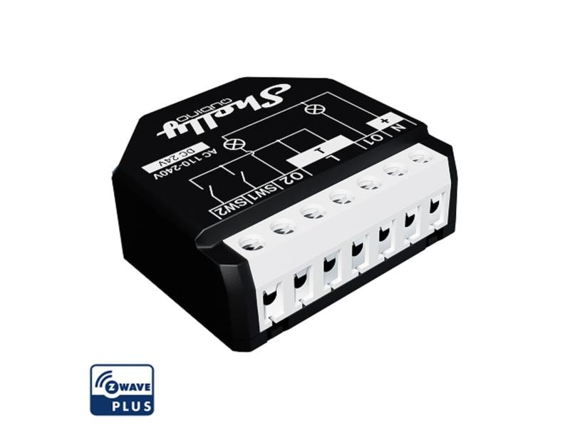 Shelly Funk-Schaltaktor mit Leistungsmessung Qubino WAVE 2PM