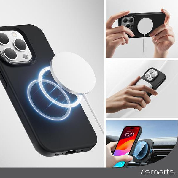 4smarts Back Cover Silicone Cupertino UltiMag iPhone 15 Pro Max