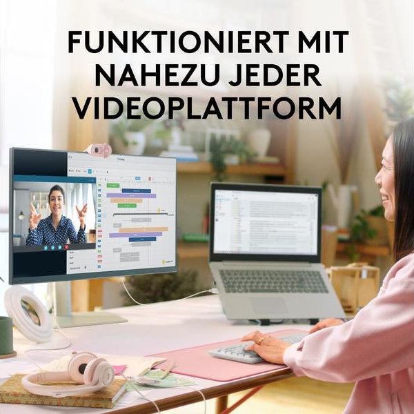 Logitech Brio 100 Rosa