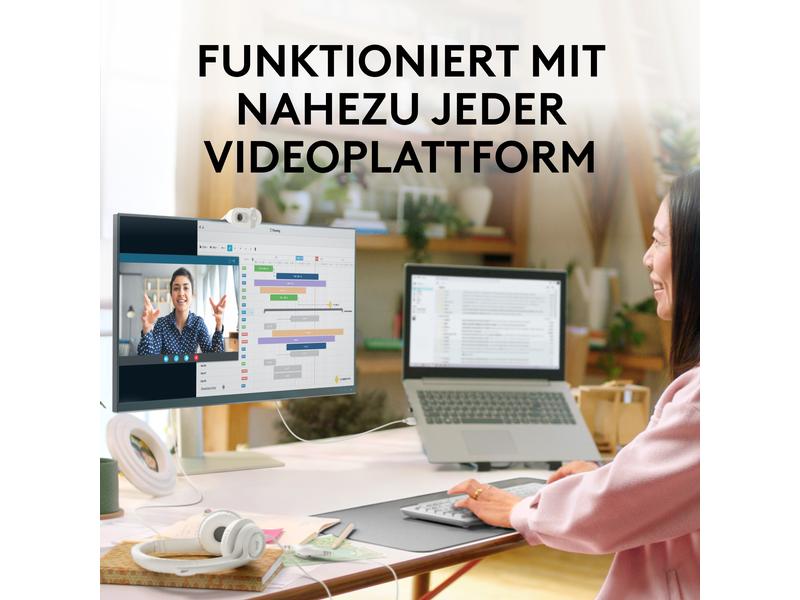 Logitech Brio 100 Weiss