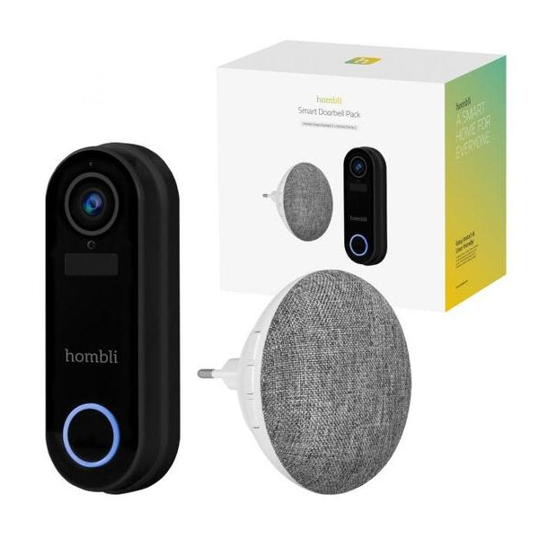hombli Smart Doorbell Pack, Schwarz