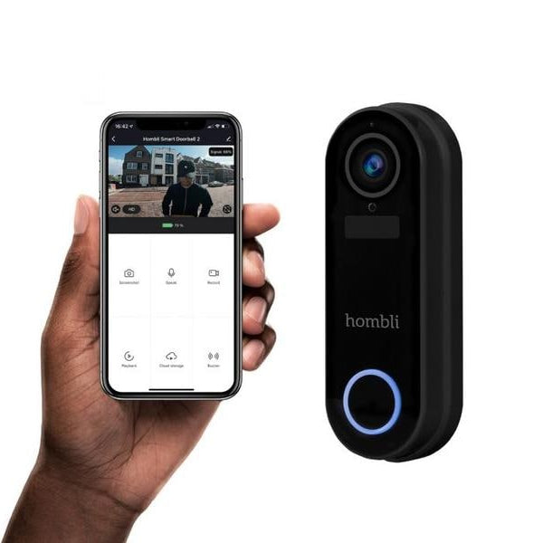 hombli Smart Doorbell Pack, Schwarz